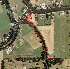 Aerial View of Camp Slough